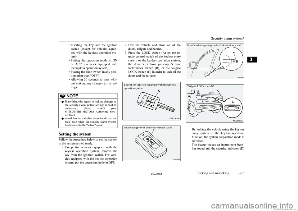 MITSUBISHI ASX 2019   (in English) Workshop Manual �