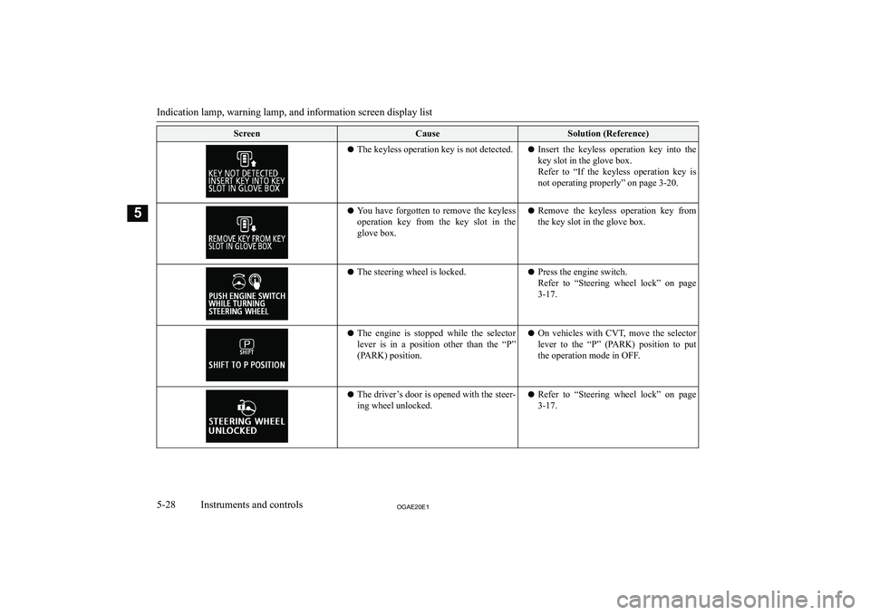 MITSUBISHI ASX 2020  Owners Manual (in English) �S�c�r�e�e�n�C�a�u�s�e�S�o�l�u�t�i�o�n� �(�R�e�f�e�r�e�n�c�e�)�z�T�h�e� �k�e�y�l�e�s�s� �o�p�e�r�a�t�i�o�n� �k�e�y� �i�s� �n�o�t� �d�e�t�e�c�t�e�d�.�z�I�n�s�e�r�t�  �t�h�e�  �k�e�y�l�e�s�s�  �o�p�e�r�
