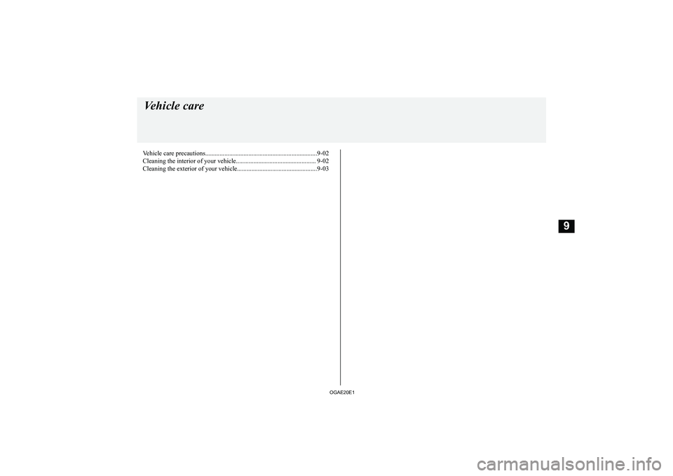 MITSUBISHI ASX 2020  Owners Manual (in English) �V�e�h�i�c�l�e� �c�a�r�e� �p�r�e�c�a�u�t�i�o�n�s�.�.�.�.�.�.�.�.�.�.�.�.�.�.�.�.�.�.�.�.�.�.�.�.�.�.�.�.�.�.�.�.�.�.�.�.�.�.�.�.�.�.�.�.�.�.�.�.�.�.�.�.�.�.�.�.�.�.�.�.�.�.�.�.�.�.�.�.�.�.�9�-�0�2
�C�