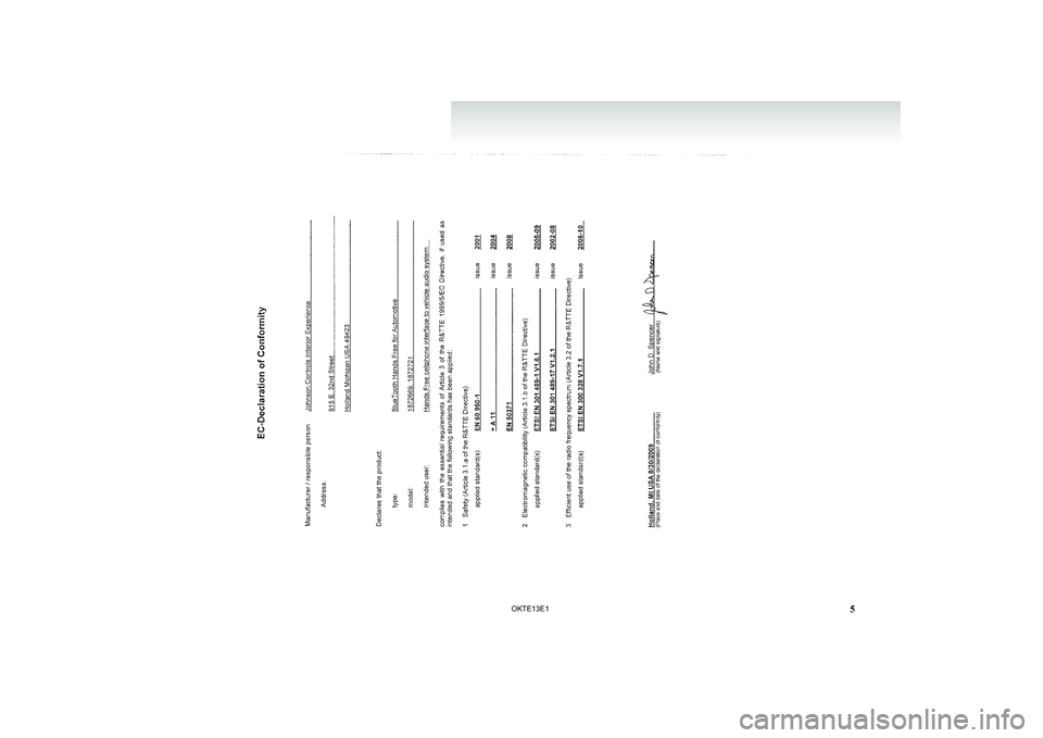 MITSUBISHI L200 2013 Owners Manual (in English) 5
OKTE13E1 MITSUBISHI L200 2013 Owners Manual (in English) 5
OKTE13E1