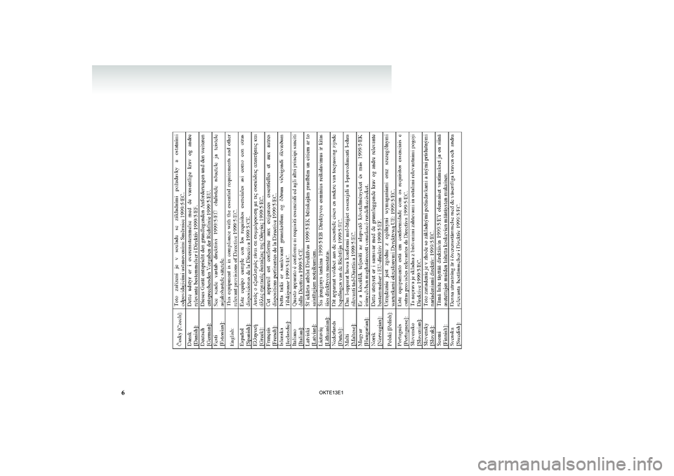 MITSUBISHI L200 2013 Owners Manual (in English) 6OKTE13E1 MITSUBISHI L200 2013 Owners Manual (in English) 6OKTE13E1