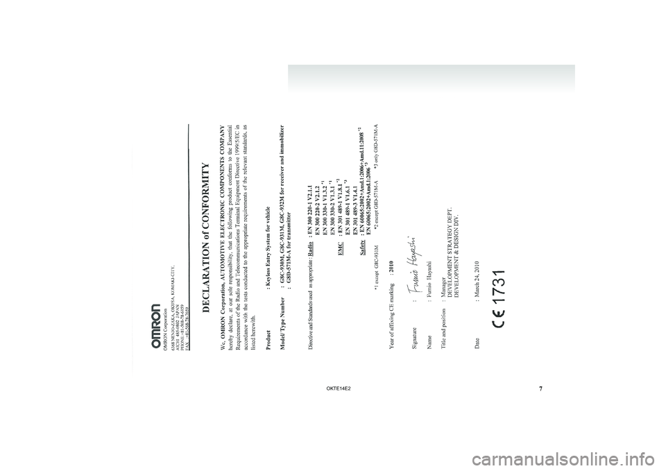 MITSUBISHI L200 2014  Owners Manual (in English)    7OKTE14E2 