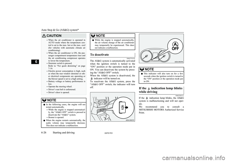 MITSUBISHI L200 2017 (in English) Owners Guide CAUTION•When the air conditioner is operated in
AUTO mode where the temperature con- trol is set to the max. hot or the max. cool
(for vehicles with automatic climate air conditionin MITSUBISHI L200 2017 (in English) Owners Guide CAUTION•When the air conditioner is operated in
AUTO mode where the temperature con- trol is set to the max. hot or the max. cool
(for vehicles with automatic climate air conditionin