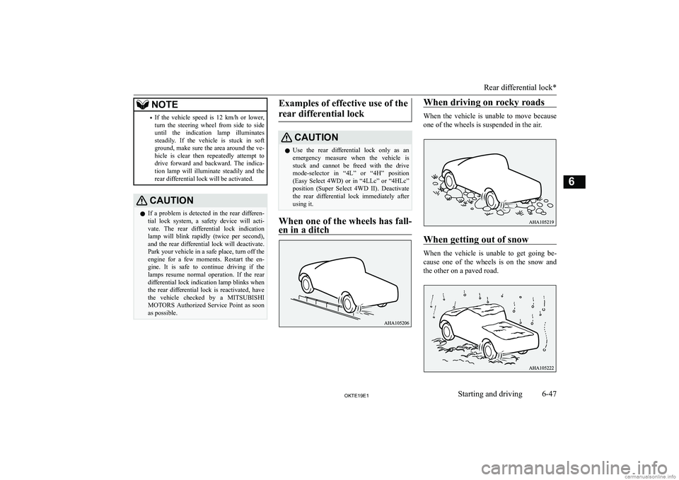 MITSUBISHI L200 2019  Owners Manual (in English) �N�O�T�E�