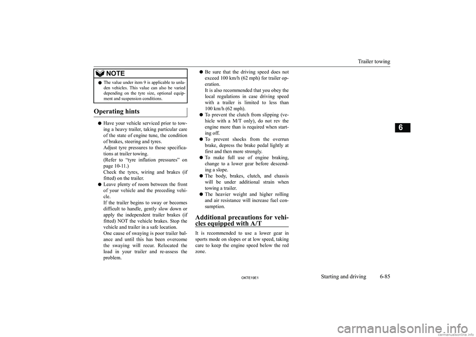 MITSUBISHI L200 2019  Owners Manual (in English) �N�O�T�E�z�T�h�e� �v�a�l�u�e� �u�n�d�e�r� �i�t�e�m� �9� �i�s� �a�p�p�l�i�c�a�b�l�e� �t�o� �u�n�l�a�-
�d�e�n�  �v�e�h�i�c�l�e�s�.�  �T�h�i�s�  �v�a�l�u�e�  �c�a�n�  �a�l�s�o�  �b�e�  �v�a�r�i�e�d �d�e�