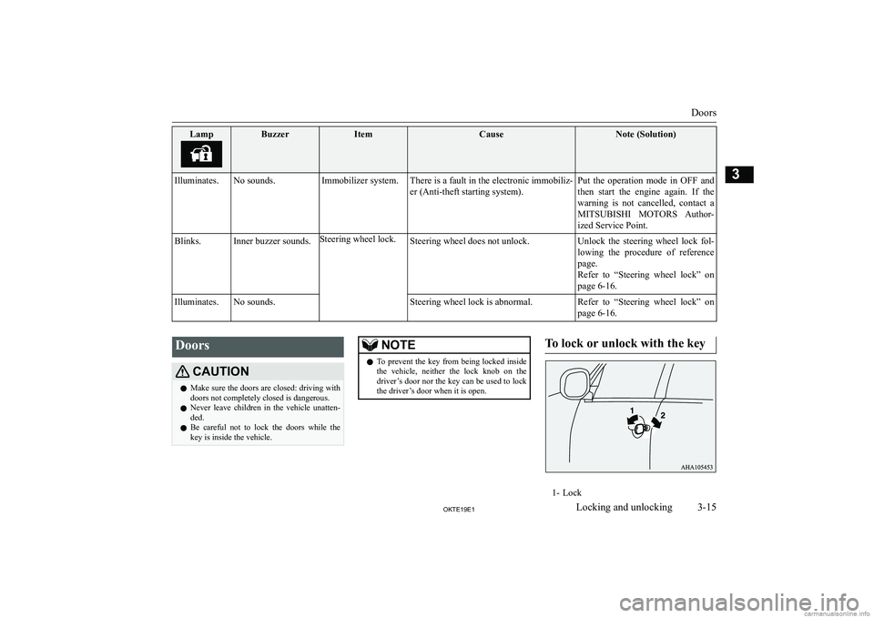 MITSUBISHI L200 2019   (in English) Service Manual �L�a�m�p�B�u�z�z�e�r�I�t�e�m�C�a�u�s�e�N�o�t�e� �(�S�o�l�u�t�i�o�n�)�I�l�l�u�m�i�n�a�t�e�s�.�N�o� �s�o�u�n�d�s�.�I�m�m�o�b�i�l�i�z�e�r� �s�y�s�t�e�m�.�T�h�e�r�e� �i�s� �a� �f�a�u�l�t� �i�n� �t�h�e� �e