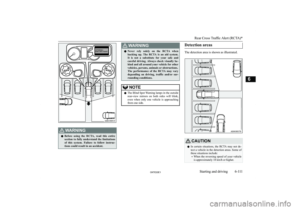 MITSUBISHI L200 2020  Owners Manual (in English) �:�A�R�N�,�N�G�z�B�e�f�o�r�e�  �u�s�i�n�g�  �t�h�e�  �R�C�T�A�,�  �r�e�a�d�  �t�h�i�s�  �e�n�t�i�r�e
�s�e�c�t�i�o�n�  �t�o�  �f�u�l�l�y�  �u�n�d�e�r�s�t�a�n�d�  �t�h�e�  �l�i�m�i�t�a�t�i�o�n�s
�o�f�  