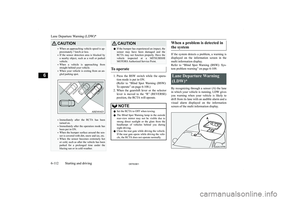 MITSUBISHI L200 2020  Owners Manual (in English) �C�A�U�T�,�O�N�