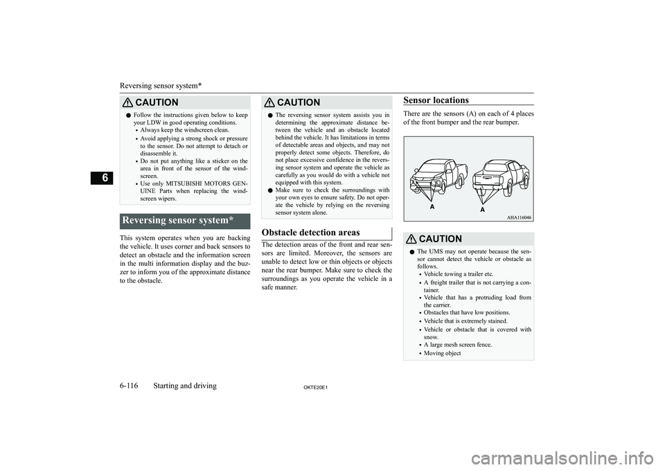 MITSUBISHI L200 2020  Owners Manual (in English) �C�A�U�T�,�O�N�z�F�o�l�l�o�w�  �t�h�e�  �i�n�s�t�r�u�c�t�i�o�n�s�  �g�i�v�e�n�  �b�e�l�o�w�  �t�o�  �k�e�e�p
�y�o�u�r� �L�D�W� �i�n� �g�o�o�d� �o�p�e�r�a�t�i�n�g� �c�o�n�d�i�t�i�o�n�s�.
�