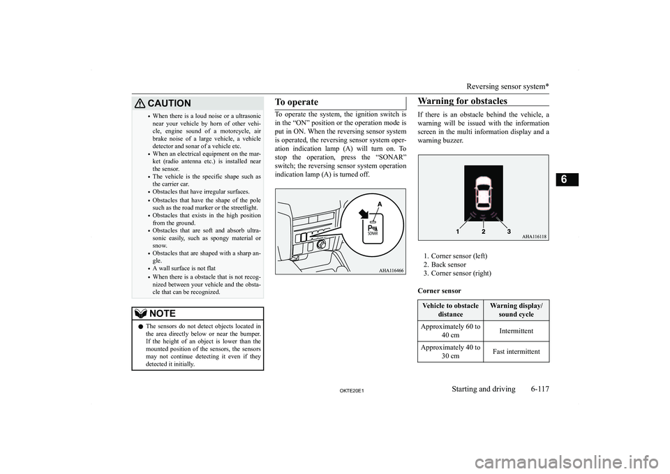 MITSUBISHI L200 2020  Owners Manual (in English) �C�A�U�T�,�O�N�