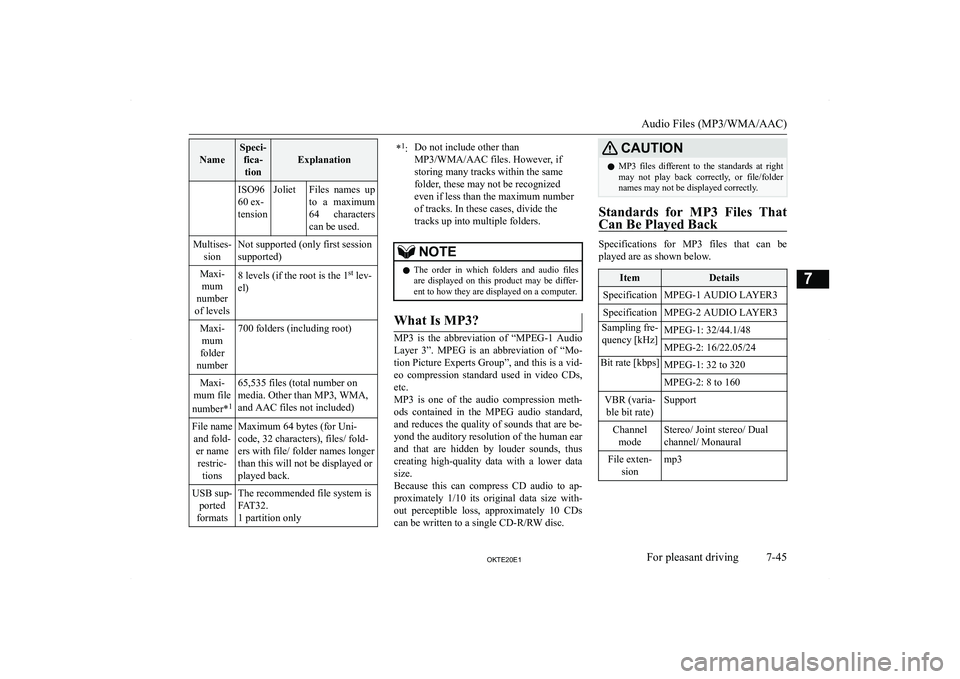 MITSUBISHI L200 2020  Owners Manual (in English) �N�a�m�e
�S�p�e�c�i�-�f�i�c�a�-�t�i�o�n
�E�x�p�l�a�n�a�t�i�o�n
�I�S�O�9�6
�6�0� �e�x�-
�t�e�n�s�i�o�n�J�o�l�i�e�t�F�i�l�e�s�  �n�a�m�e�s�  �u�p
�t�o�  �a�  �m�a�x�i�m�u�m �6�4�  �c�h�a�r�a�c�t�e�r�s
�