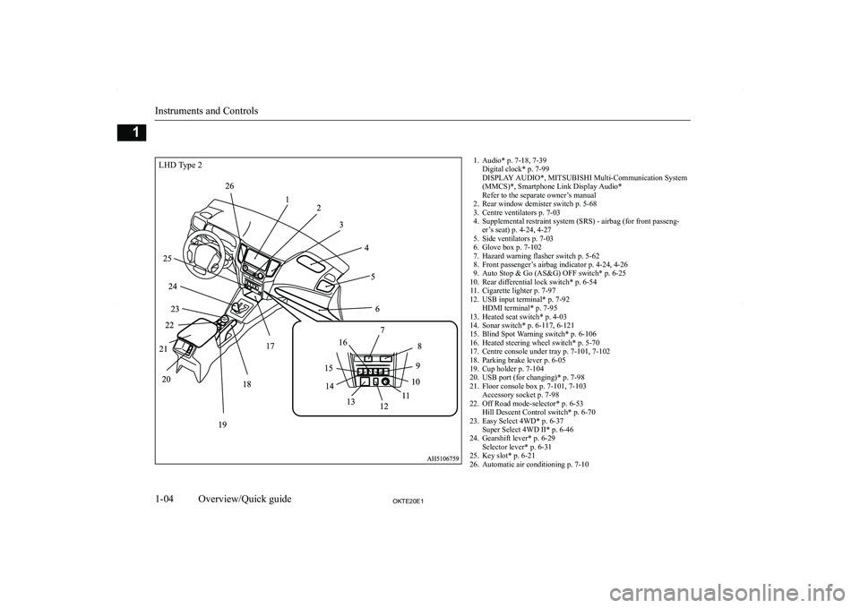 MITSUBISHI L200 2020  Owners Manual (in English) �1�. �A�u�d�i�o�*� �p�.� �7�-�1�8�,� �7�-�3�9�D�i�g�i�t�a�l� �c�l�o�c�k�*� �p�.� �7�-�9�9
�D�I�S�P�L�A�Y� �A�U�D�I�O�*�,� �M�I�T�S�U�B�I�S�H�I� �M�u�l�t�i�-�C�o�m�m�u�n�i�c�a�t�i�o�n� �S�y�s�t�e�m
�(�