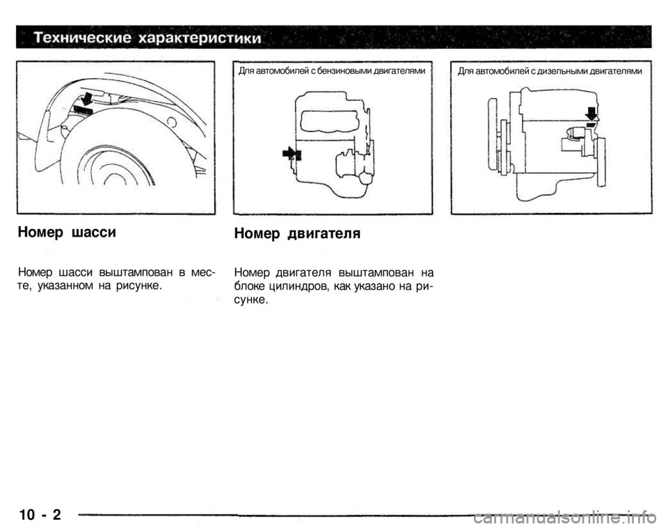 MITSUBISHI PAJERO SPORT 2004 Owners Manual (in English) Для автомобилей с бензиновыми двигателями Для автомобилей с дизельными двигателями
Номер двигателя
Номер MITSUBISHI PAJERO SPORT 2004 Owners Manual (in English) Для автомобилей с бензиновыми двигателями Для автомобилей с дизельными двигателями
Номер двигателя
Номер