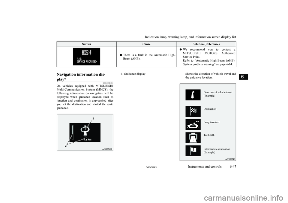 MITSUBISHI OUTLANDER PHEV 2019  Owners Manual (in English) �S�c�r�e�e�n�C�a�u�s�e�S�o�l�u�t�i�o�n� �(�R�e�f�e�r�e�n�c�e�)
�z�T�h�e�r�e�  �i�s�  �a�  �f�a�u�l�t�  �i�n�  �t�h�e�  �A�u�t�o�m�a�t�i�c�  �H�i�g�h�-
�B�e�a�m� �(�A�H�B�)�.
�z �W�e�  �r�e�c�o�m�m�e�n