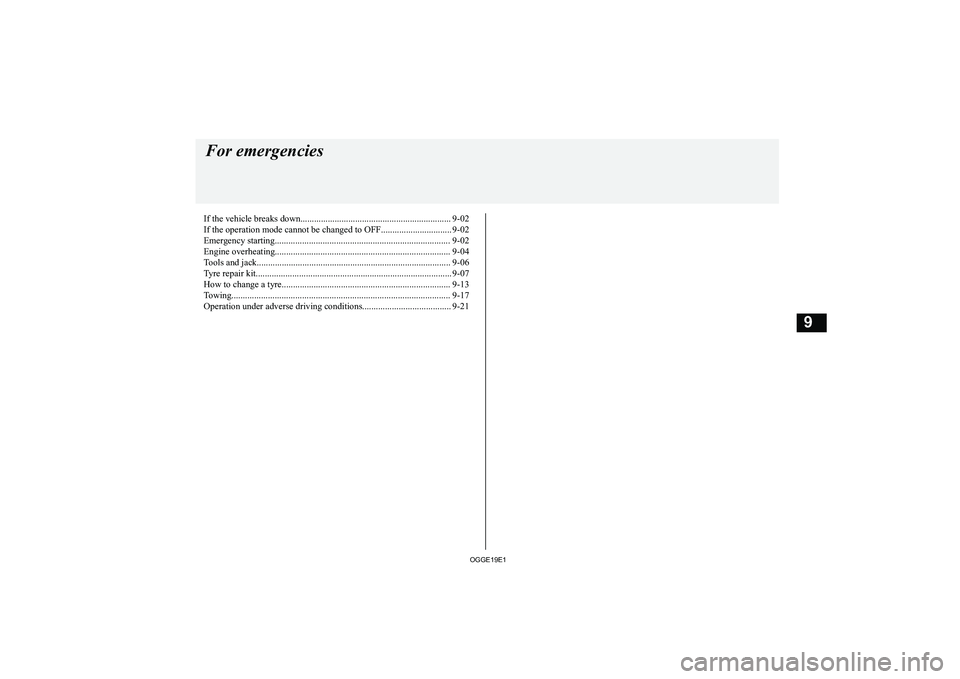 MITSUBISHI OUTLANDER PHEV 2019  Owners Manual (in English) �I�f� �t�h�e� �v�e�h�i�c�l�e� �b�r�e�a�k�s� �d�o�w�n�.�.�.�.�.�.�.�.�.�.�.�.�.�.�.�.�.�.�.�.�.�.�.�.�.�.�.�.�.�.�.�.�.�.�.�.�.�.�.�.�.�.�.�.�.�.�.�.�.�.�.�.�.�.�.�.�.�.�.�.�.�.�.�.�.�. �9�-�0�2�I�f� �