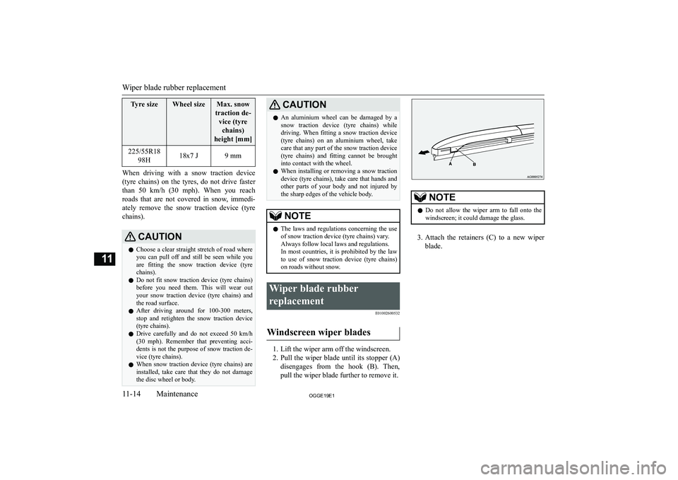 MITSUBISHI OUTLANDER PHEV 2019  Owners Manual (in English) �T�y�r�e� �s�i�z�e�W�h�e�e�l� �s�i�z�e�M�a�x�.� �s�n�o�w
�t�r�a�c�t�i�o�n� �d�e�- �v�i�c�e� �(�t�y�r�e�c�h�a�i�n�s�)
�h�e�i�g�h�t� �>�m�m�@�2�2�5�/�5�5�R�1�8 �9�8�H�1�8�x�7� �J�9� �m�m
�W�h�e�n�  �d�r