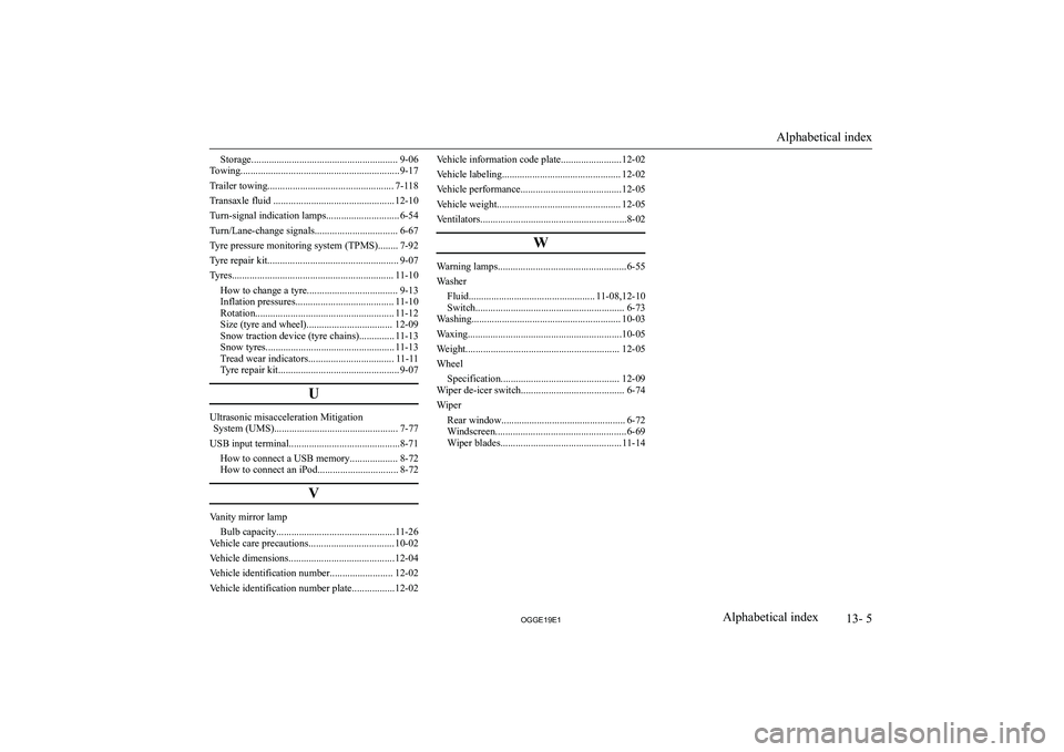 MITSUBISHI OUTLANDER PHEV 2019  Owners Manual (in English) �S�t�o�r�a�g�e�.�.�.�.�.�.�.�.�.�.�.�.�.�.�.�.�.�.�.�.�.�.�.�.�.�.�.�.�.�.�.�.�.�.�.�.�.�.�.�.�.�.�.�.�.�.�.�.�.�.�.�.�.�.�.�.�.�. �9�-�0�6
�T�o�w�i�n�g�.�.�.�.�.�.�.�.�.�.�.�.�.�.�.�.�.�.�.�.�.�.�.�.