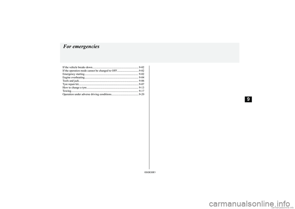 MITSUBISHI OUTLANDER PHEV 2020  Owners Manual (in English) �I�f� �t�h�e� �v�e�h�i�c�l�e� �b�r�e�a�k�s� �d�o�w�n�.�.�.�.�.�.�.�.�.�.�.�.�.�.�.�.�.�.�.�.�.�.�.�.�.�.�.�.�.�.�.�.�.�.�.�.�.�.�.�.�.�.�.�.�.�.�.�.�.�.�.�.�.�.�.�.�.�.�.�.�.�.�.�.�.�. �9�-�0�2�I�f� �