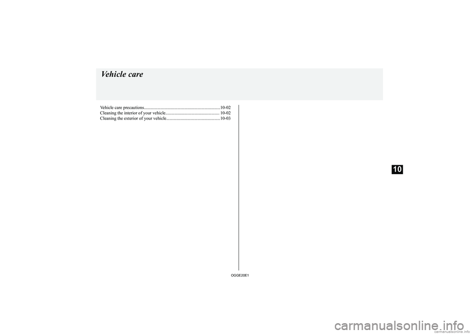 MITSUBISHI OUTLANDER PHEV 2020  Owners Manual (in English) �V�e�h�i�c�l�e� �c�a�r�e� �p�r�e�c�a�u�t�i�o�n�s�.�.�.�.�.�.�.�.�.�.�.�.�.�.�.�.�.�.�.�.�.�.�.�.�.�.�.�.�.�.�.�.�.�.�.�.�.�.�.�.�.�.�.�.�.�.�.�.�.�.�.�.�.�.�.�.�.�.�.�.�.�.�.�.�.�.�.�.�1�0�-�0�2
�C�l�