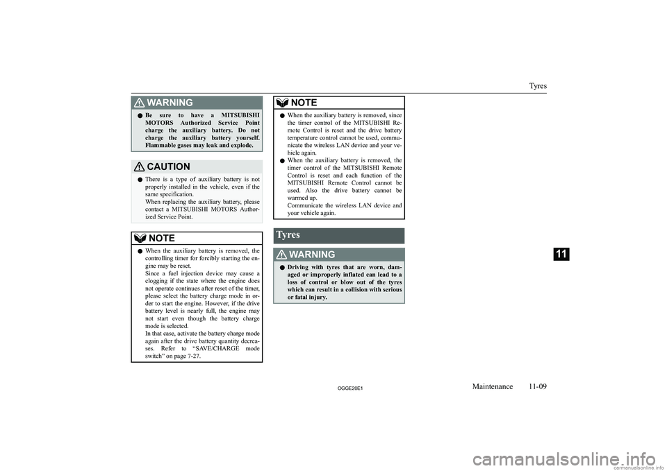MITSUBISHI OUTLANDER PHEV 2020  Owners Manual (in English) �:�A�R�N�,�N�G�z�B�e�  �s�u�r�e�  �t�o�  �h�a�v�e�  �a� 
�M�I�T�S�U�B�I�S�H�I
�M�O�T�O�R�S �  �A�u�t�h�o�r�i�z�e�d�  �S�e�r�v�i�c�e�  �P�o�i�n�t
�c�h�a�r�g�e�  �t�h�e�  �a�u�x�i�l�i�a�r�y�  �b�a�t�t�e