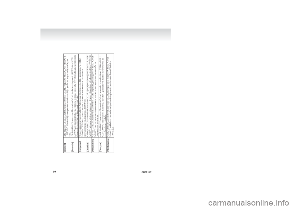MITSUBISHI iMiEV 2013 Owners Manual (in English) 10
OHAE13E1 MITSUBISHI iMiEV 2013 Owners Manual (in English) 10
OHAE13E1