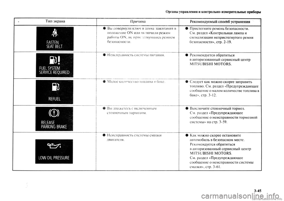MITSUBISHI OUTLANDER 2013 Руководство по эксплуатации и техобслуживанию (in Russian) MITSUBISHI OUTLANDER 2013 Руководство по эксплуатации и техобслуживанию (in Russian)