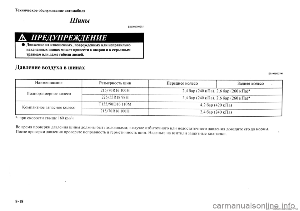 MITSUBISHI OUTLANDER 2013  Руководство по эксплуатации и техобслуживанию (in Russian) 