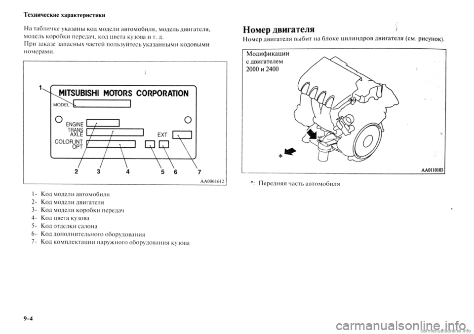 MITSUBISHI OUTLANDER 2013  Руководство по эксплуатации и техобслуживанию (in Russian) 