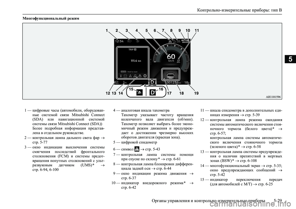 MITSUBISHI PAJERO SPORT 2020  Руководство по эксплуатации и техобслуживанию (in Russian) Контрольно-измерительные приборы: тип B
<0248026a025d025a026702750003026d0269026a025a025c0265025f026702620279000302620003026402680267026c026a02680265027602670268001002