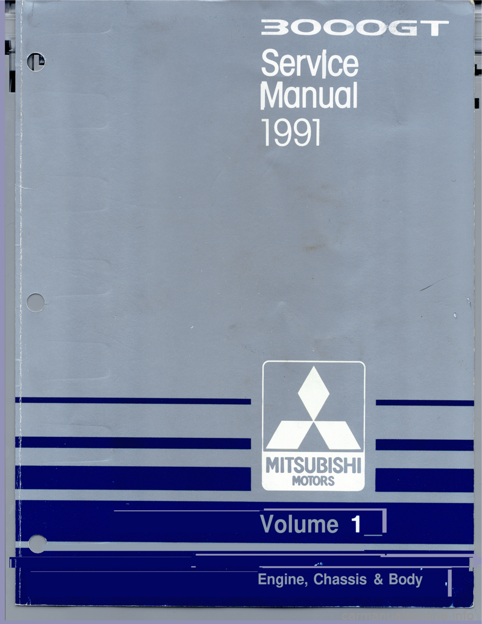MITSUBISHI 3000GT 1991 Service Manual Volume lm
I ‘k,‘6III
Engine, Chassis & Bodyf MITSUBISHI 3000GT 1991 Service Manual Volume lm
I ‘k,‘6III
Engine, Chassis & Bodyf