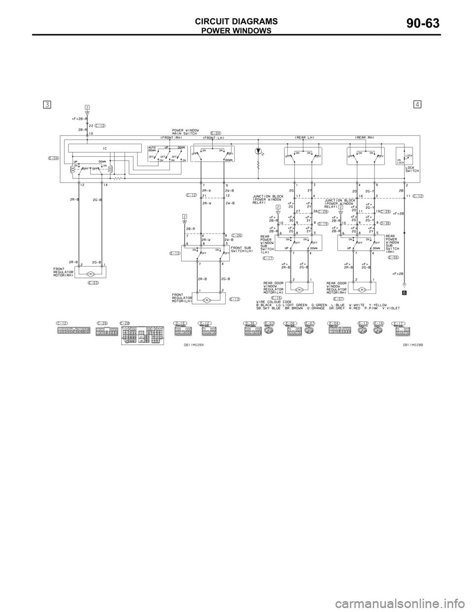 MITSUBISHI 380 2005 Manual PDF POWER WINDOWS
CIRCUIT DIAGRAMS90-63 MITSUBISHI 380 2005 Manual PDF POWER WINDOWS
CIRCUIT DIAGRAMS90-63