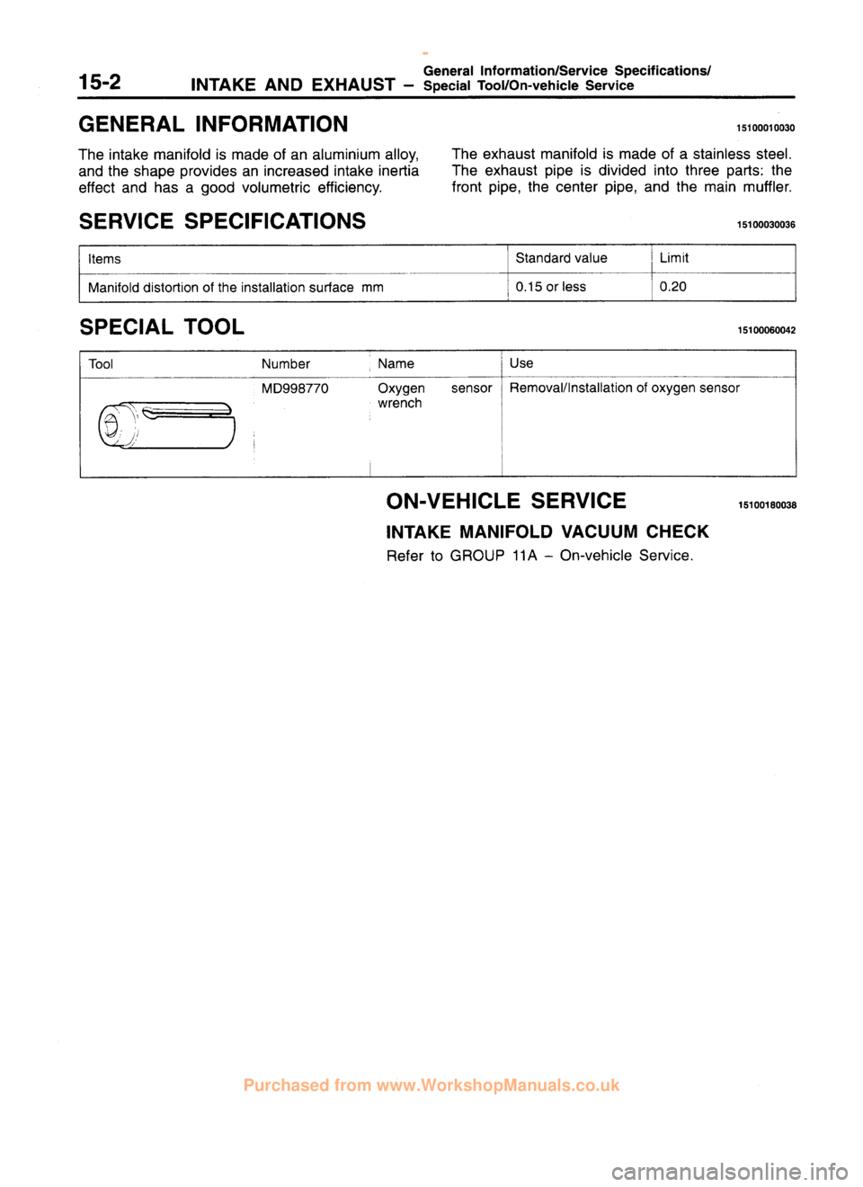 MITSUBISHI CARISMA 1995 Owners Guide
www.WorkshopManuals.co.uk
Purchased from www.WorkshopManuals.co.uk MITSUBISHI CARISMA 1995 Owners Guide
www.WorkshopManuals.co.uk
Purchased from www.WorkshopManuals.co.uk