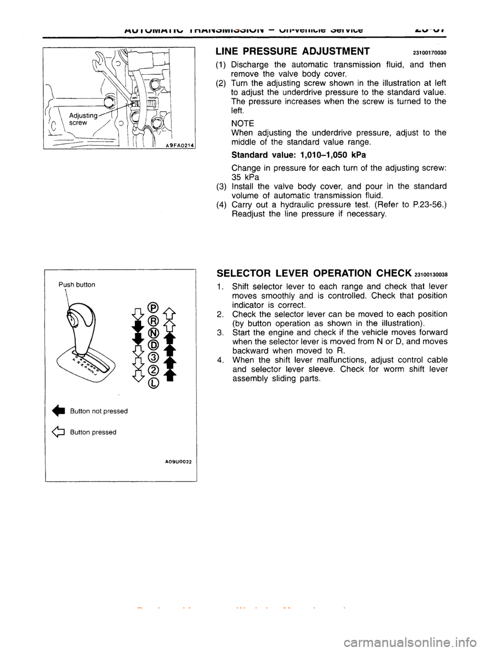 MITSUBISHI CARISMA 1995 Workshop Manual
www.WorkshopManuals.co.uk
Purchased from www.WorkshopManuals.co.uk MITSUBISHI CARISMA 1995 Workshop Manual
www.WorkshopManuals.co.uk
Purchased from www.WorkshopManuals.co.uk