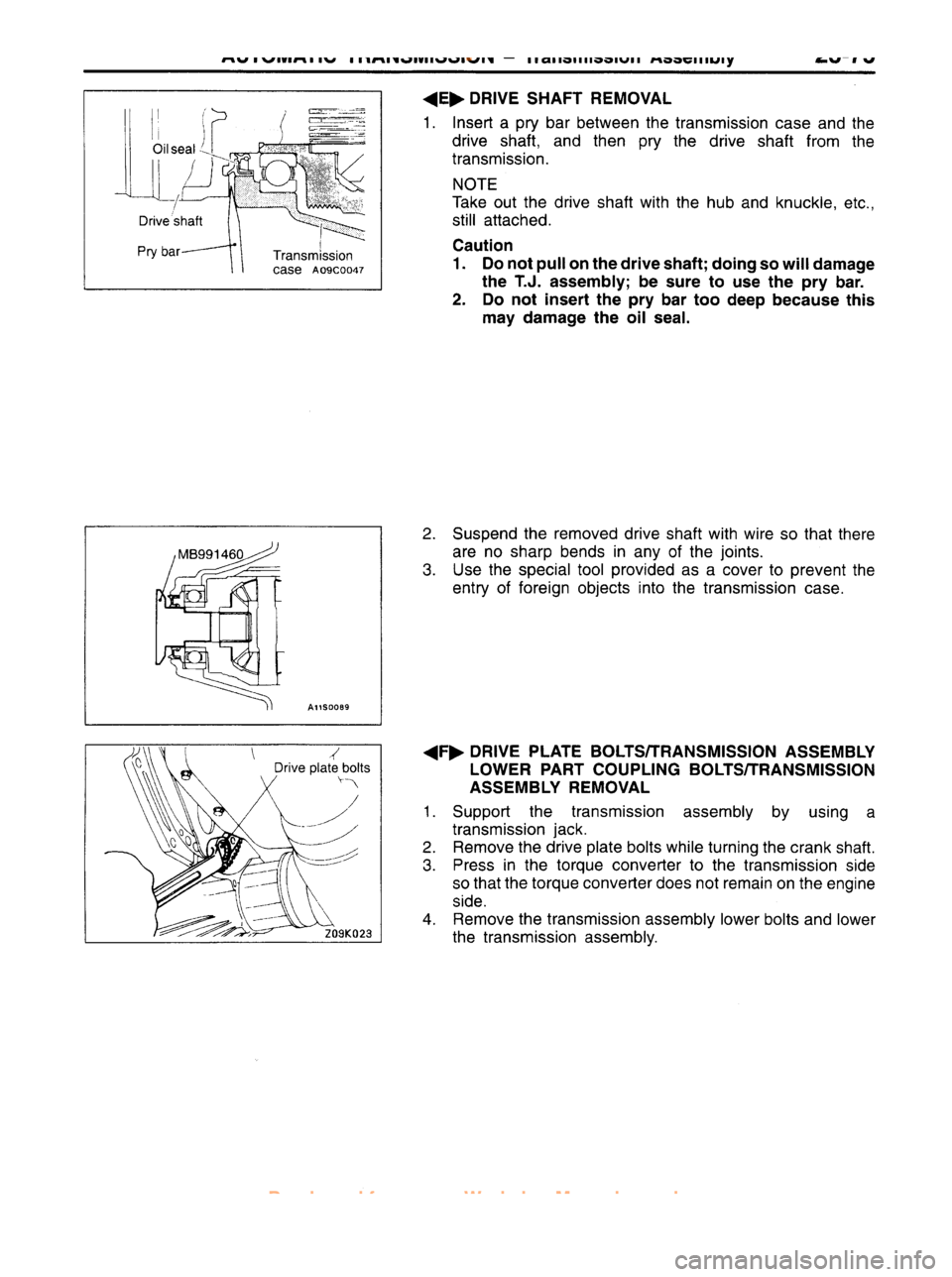 MITSUBISHI CARISMA 1995 Workshop Manual
www.WorkshopManuals.co.uk
Purchased from www.WorkshopManuals.co.uk MITSUBISHI CARISMA 1995 Workshop Manual
www.WorkshopManuals.co.uk
Purchased from www.WorkshopManuals.co.uk