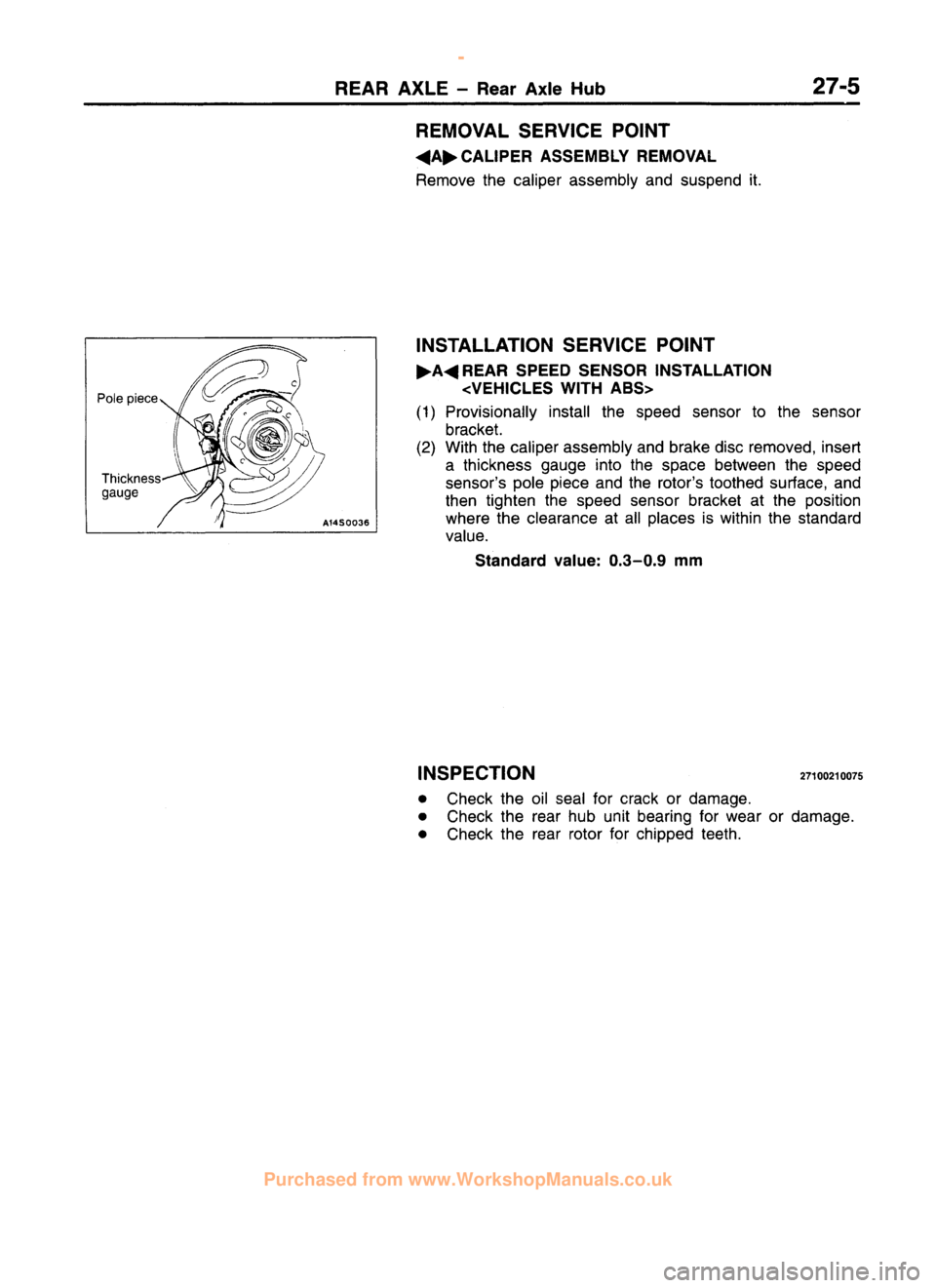 MITSUBISHI CARISMA 1995  Workshop Manual 
 
www.WorkshopManuals.co.uk

 
Purchased from www.WorkshopManuals.co.uk 