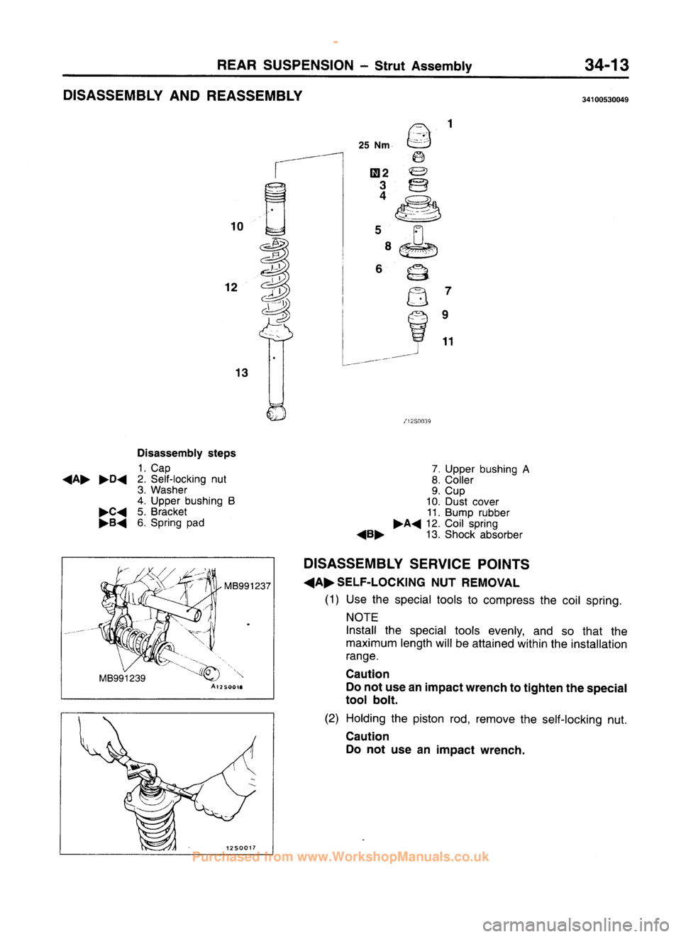 MITSUBISHI CARISMA 1995 Workshop Manual
www.WorkshopManuals.co.uk
Purchased from www.WorkshopManuals.co.uk MITSUBISHI CARISMA 1995 Workshop Manual
www.WorkshopManuals.co.uk
Purchased from www.WorkshopManuals.co.uk