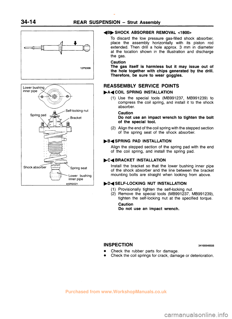 MITSUBISHI CARISMA 1995 Workshop Manual
www.WorkshopManuals.co.uk
Purchased from www.WorkshopManuals.co.uk MITSUBISHI CARISMA 1995 Workshop Manual
www.WorkshopManuals.co.uk
Purchased from www.WorkshopManuals.co.uk