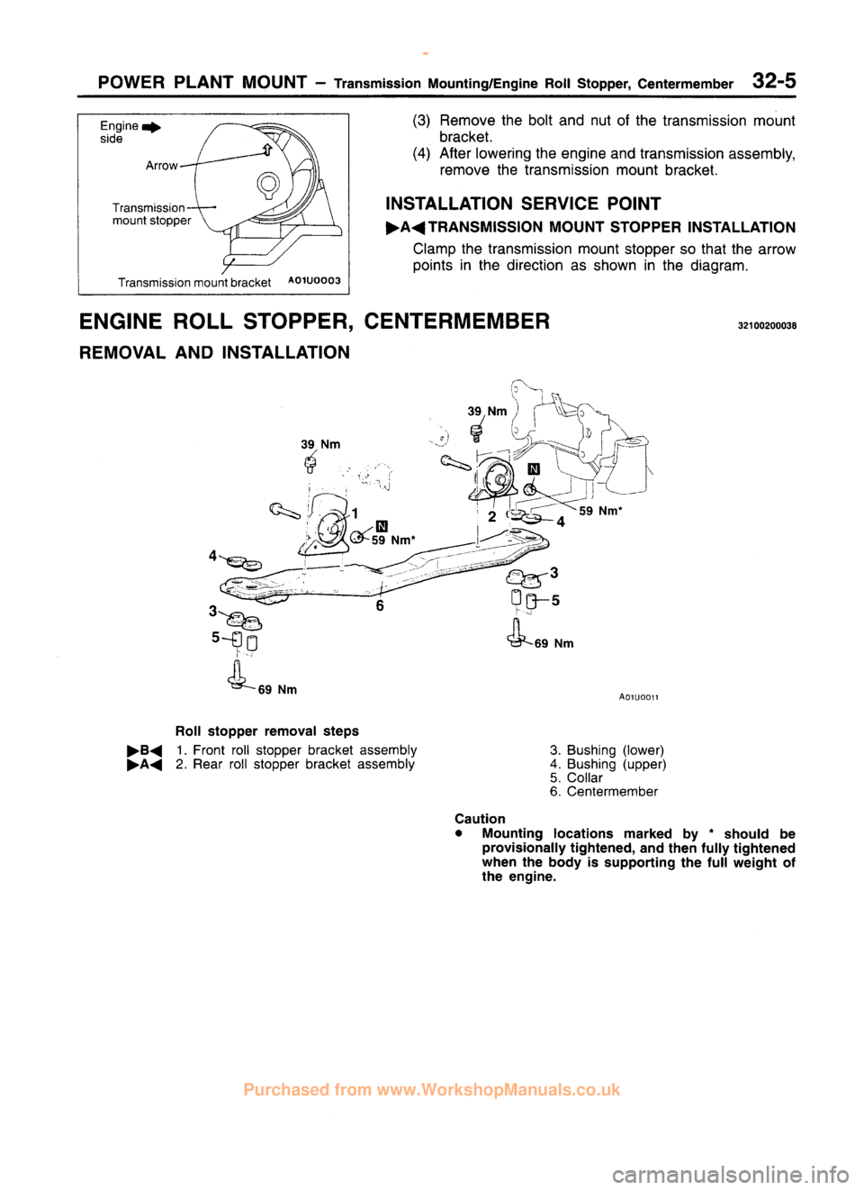 MITSUBISHI CARISMA 1995 Workshop Manual
www.WorkshopManuals.co.uk
Purchased from www.WorkshopManuals.co.uk MITSUBISHI CARISMA 1995 Workshop Manual
www.WorkshopManuals.co.uk
Purchased from www.WorkshopManuals.co.uk