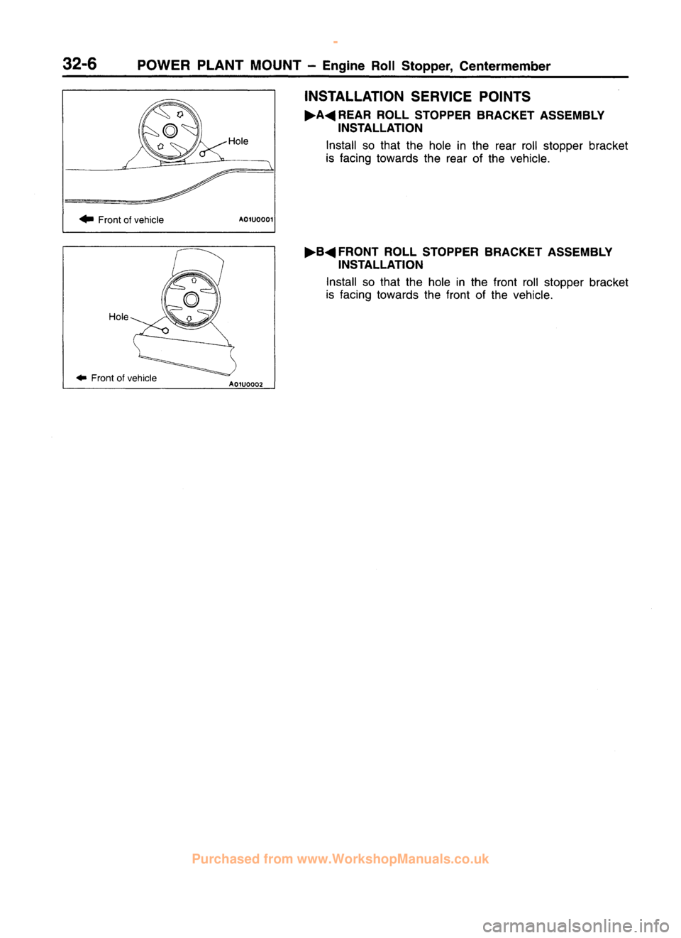MITSUBISHI CARISMA 1995 Workshop Manual
www.WorkshopManuals.co.uk
Purchased from www.WorkshopManuals.co.uk MITSUBISHI CARISMA 1995 Workshop Manual
www.WorkshopManuals.co.uk
Purchased from www.WorkshopManuals.co.uk