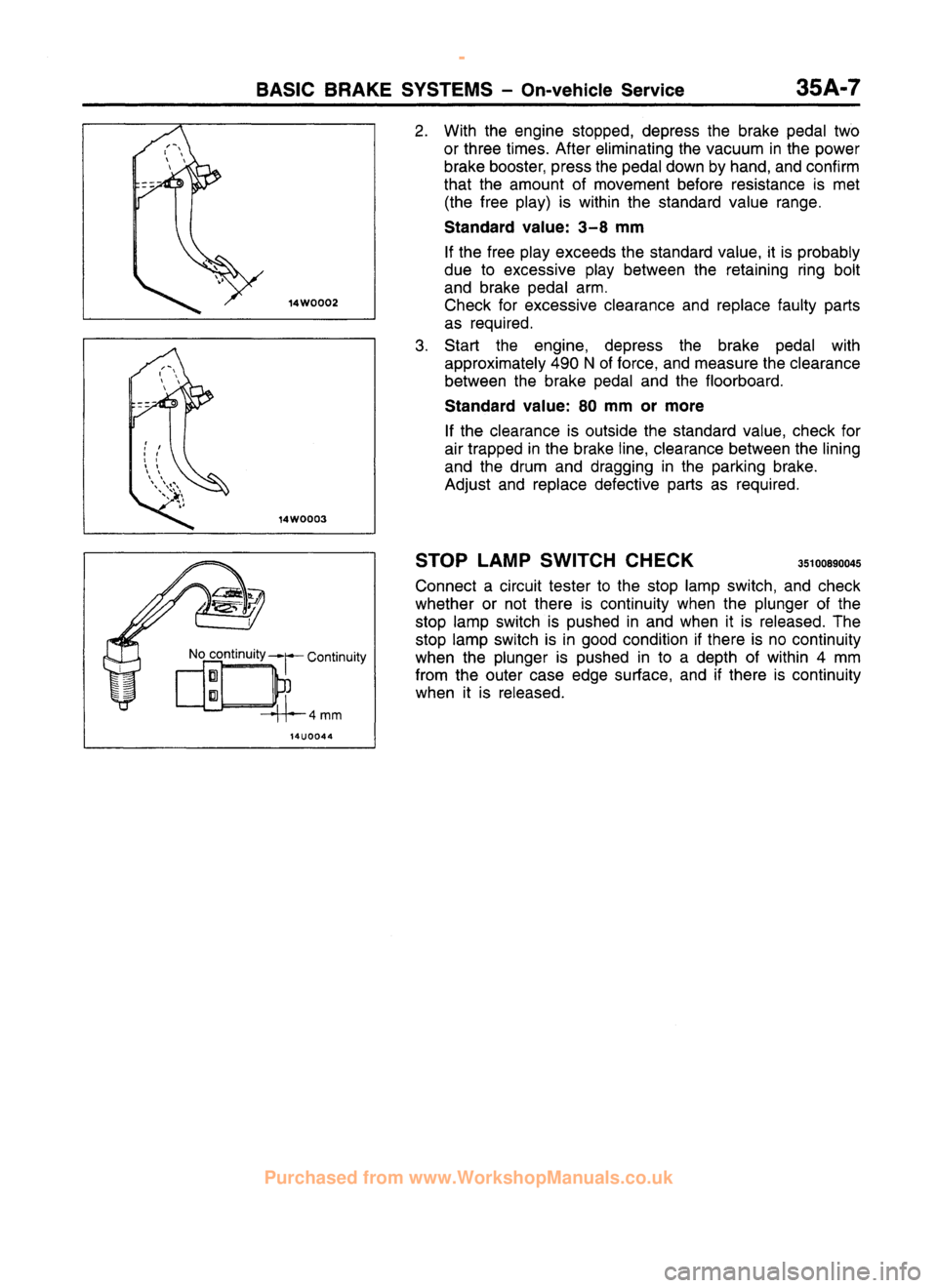 MITSUBISHI CARISMA 1995 Workshop Manual
www.WorkshopManuals.co.uk
Purchased from www.WorkshopManuals.co.uk MITSUBISHI CARISMA 1995 Workshop Manual
www.WorkshopManuals.co.uk
Purchased from www.WorkshopManuals.co.uk