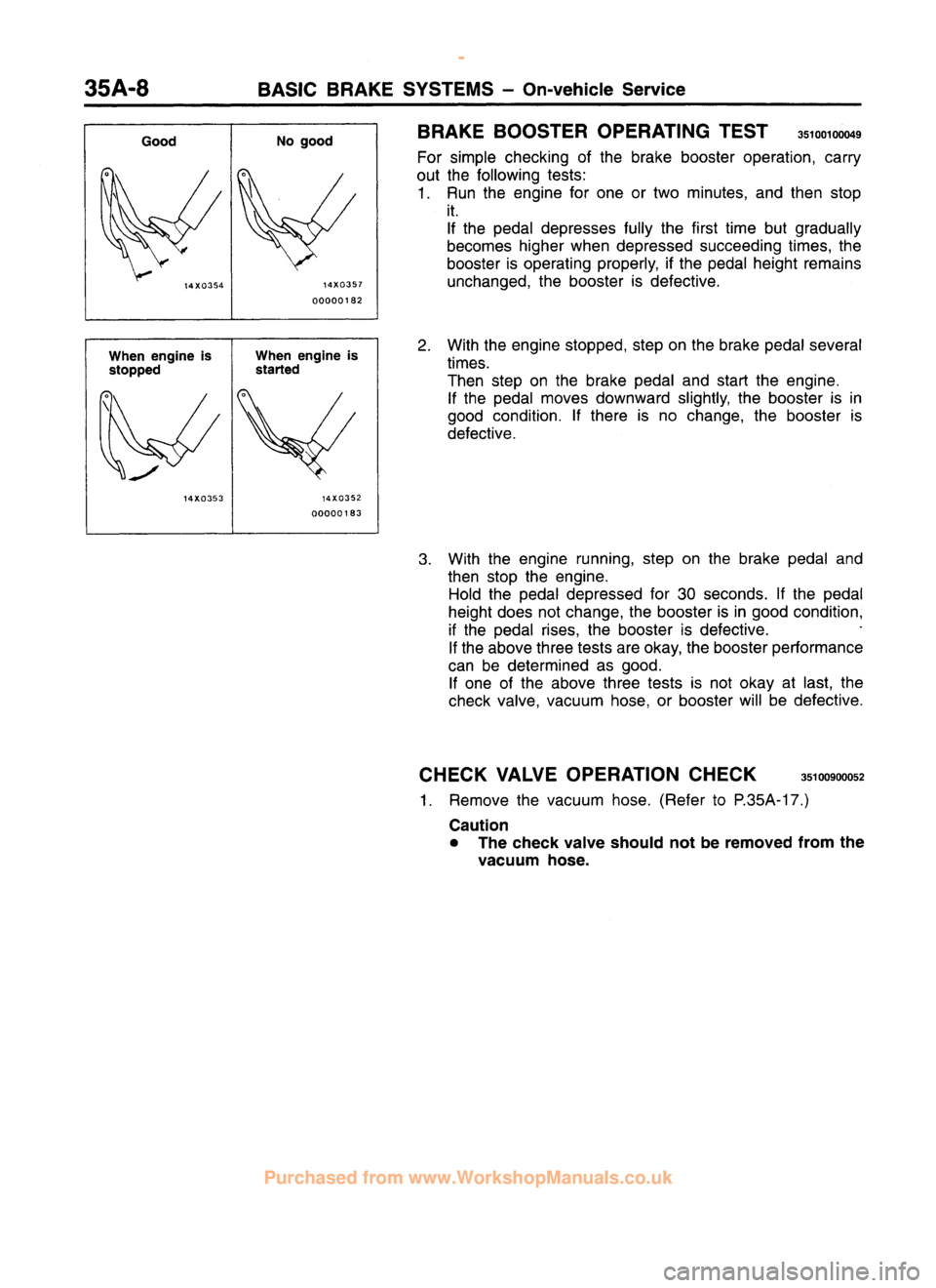 MITSUBISHI CARISMA 1995 Workshop Manual
www.WorkshopManuals.co.uk
Purchased from www.WorkshopManuals.co.uk MITSUBISHI CARISMA 1995 Workshop Manual
www.WorkshopManuals.co.uk
Purchased from www.WorkshopManuals.co.uk