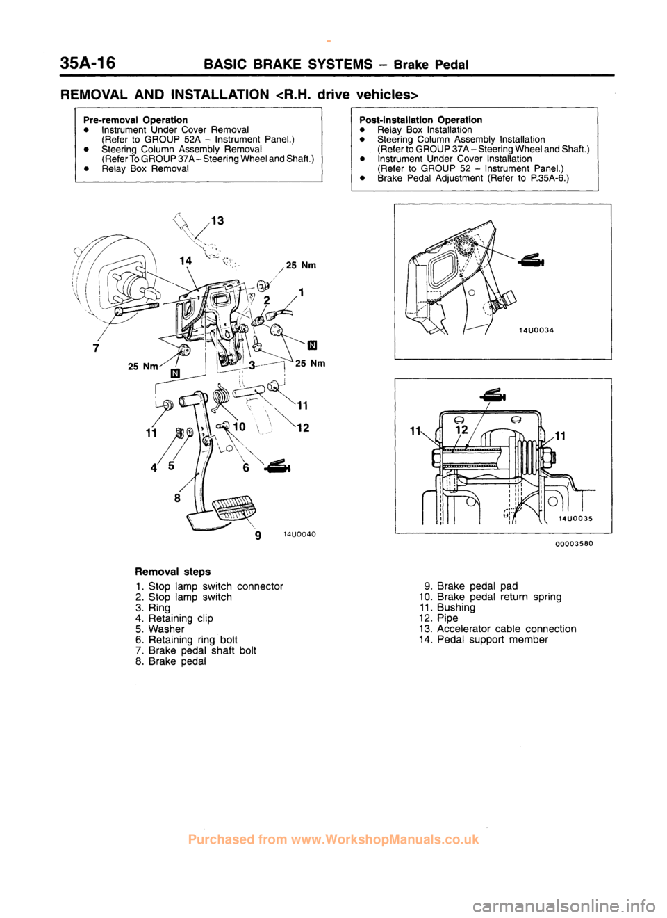 MITSUBISHI CARISMA 1995 Workshop Manual
www.WorkshopManuals.co.uk
Purchased from www.WorkshopManuals.co.uk MITSUBISHI CARISMA 1995 Workshop Manual
www.WorkshopManuals.co.uk
Purchased from www.WorkshopManuals.co.uk