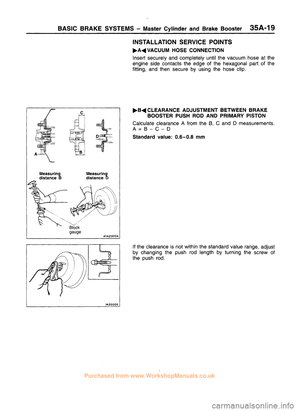 MITSUBISHI CARISMA 1995 Workshop Manual
www.WorkshopManuals.co.uk
Purchased from www.WorkshopManuals.co.uk MITSUBISHI CARISMA 1995 Workshop Manual
www.WorkshopManuals.co.uk
Purchased from www.WorkshopManuals.co.uk