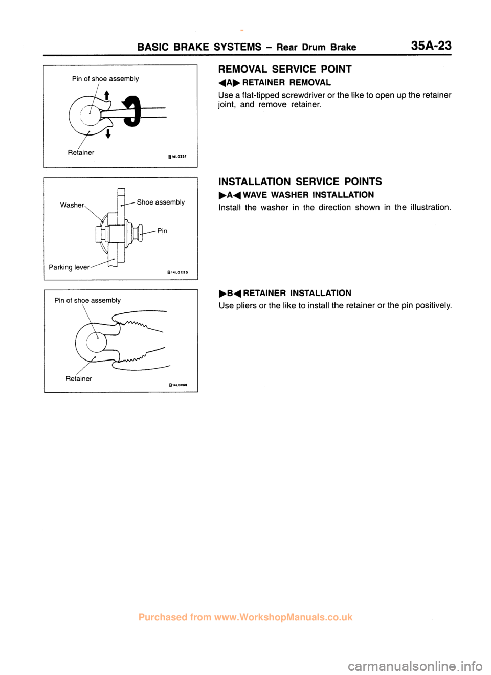 MITSUBISHI CARISMA 1995 Workshop Manual
www.WorkshopManuals.co.uk
Purchased from www.WorkshopManuals.co.uk MITSUBISHI CARISMA 1995 Workshop Manual
www.WorkshopManuals.co.uk
Purchased from www.WorkshopManuals.co.uk