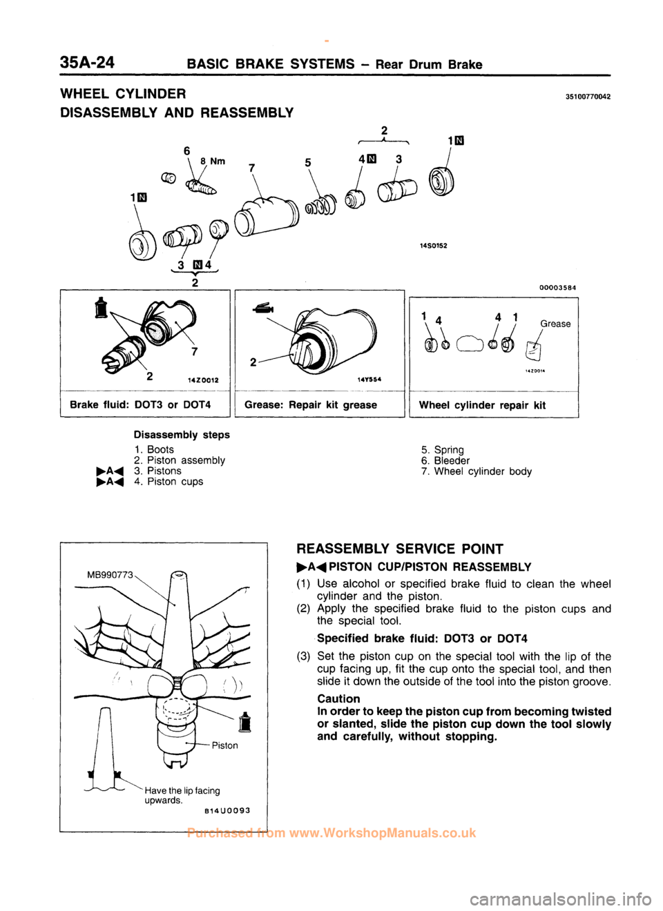 MITSUBISHI CARISMA 1995 Workshop Manual
www.WorkshopManuals.co.uk
Purchased from www.WorkshopManuals.co.uk MITSUBISHI CARISMA 1995 Workshop Manual
www.WorkshopManuals.co.uk
Purchased from www.WorkshopManuals.co.uk