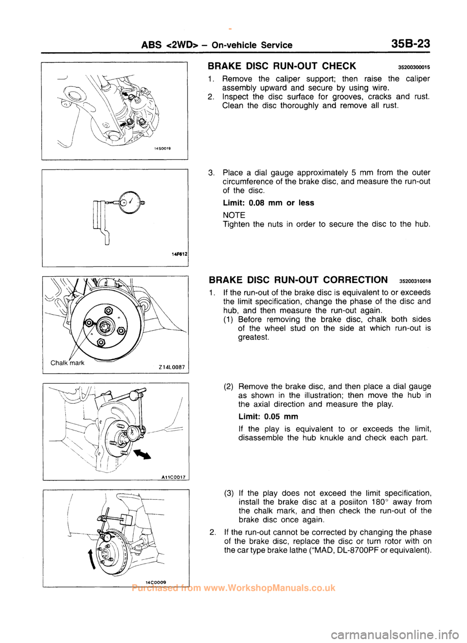 MITSUBISHI CARISMA 1995 Workshop Manual
www.WorkshopManuals.co.uk
Purchased from www.WorkshopManuals.co.uk MITSUBISHI CARISMA 1995 Workshop Manual
www.WorkshopManuals.co.uk
Purchased from www.WorkshopManuals.co.uk