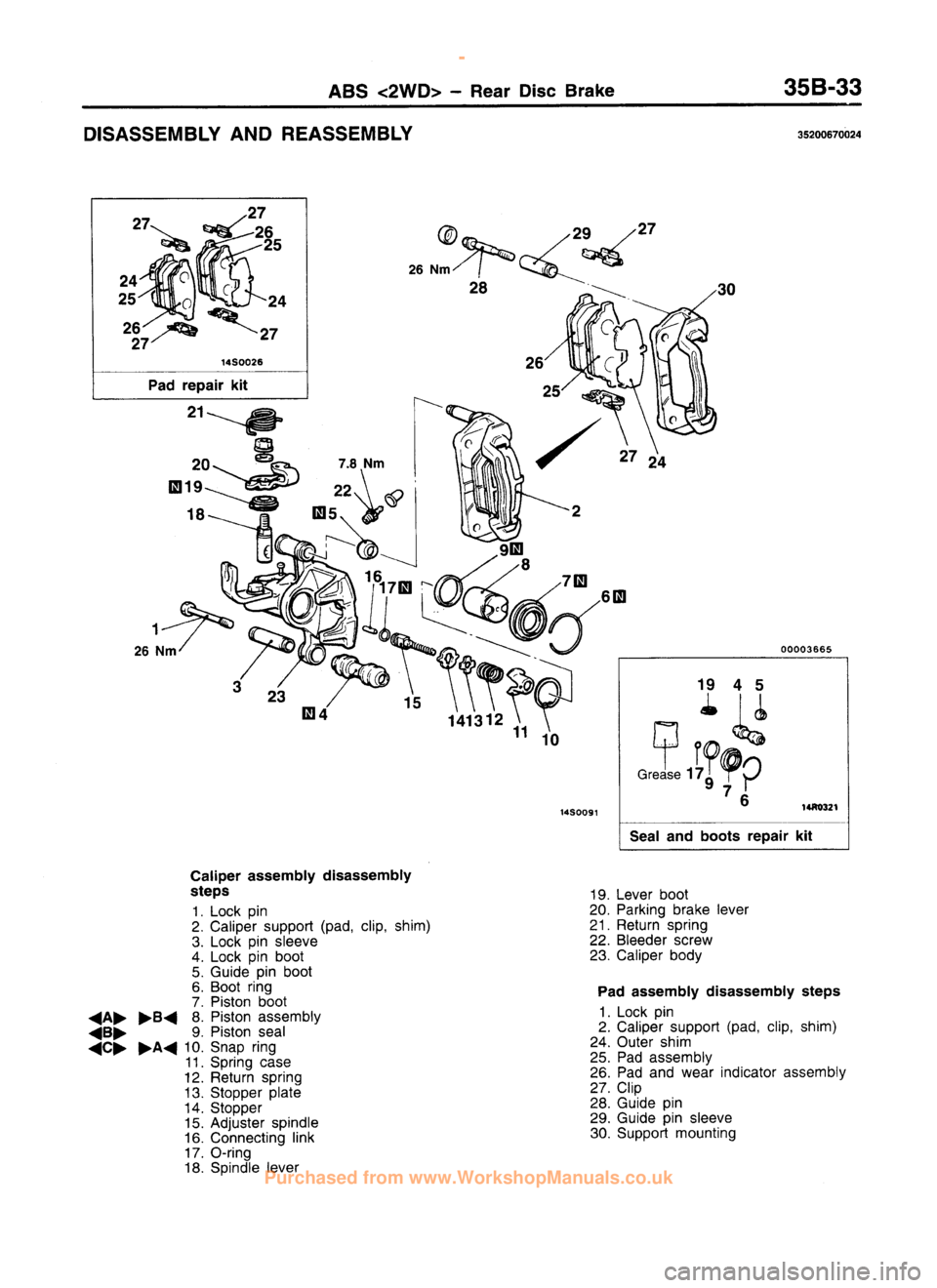 MITSUBISHI CARISMA 1995 Workshop Manual
www.WorkshopManuals.co.uk
Purchased from www.WorkshopManuals.co.uk MITSUBISHI CARISMA 1995 Workshop Manual
www.WorkshopManuals.co.uk
Purchased from www.WorkshopManuals.co.uk