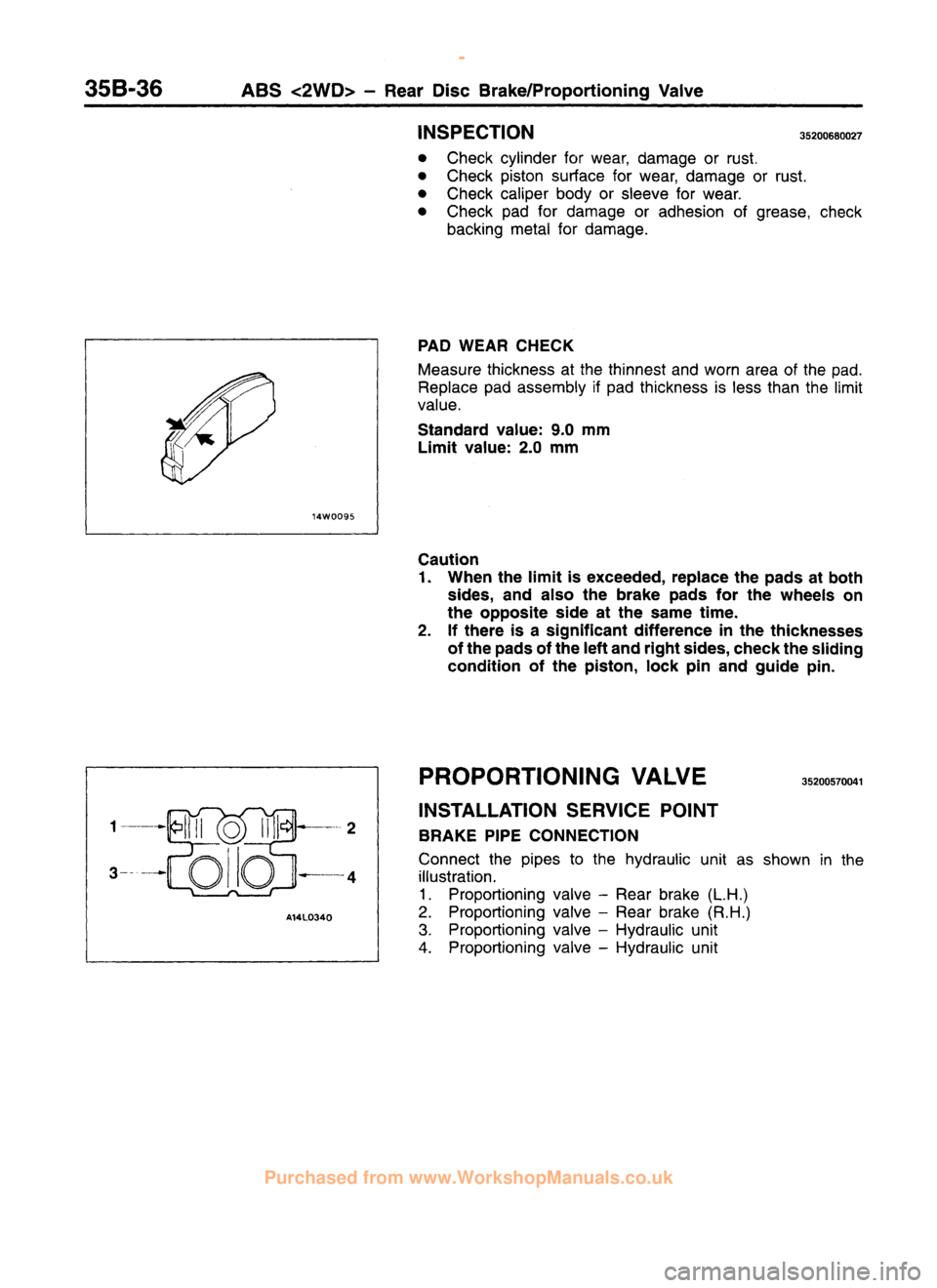 MITSUBISHI CARISMA 1995 Workshop Manual
www.WorkshopManuals.co.uk
Purchased from www.WorkshopManuals.co.uk MITSUBISHI CARISMA 1995 Workshop Manual
www.WorkshopManuals.co.uk
Purchased from www.WorkshopManuals.co.uk