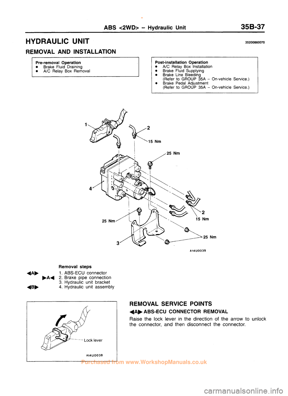 MITSUBISHI CARISMA 1995 Workshop Manual
www.WorkshopManuals.co.uk
Purchased from www.WorkshopManuals.co.uk MITSUBISHI CARISMA 1995 Workshop Manual
www.WorkshopManuals.co.uk
Purchased from www.WorkshopManuals.co.uk