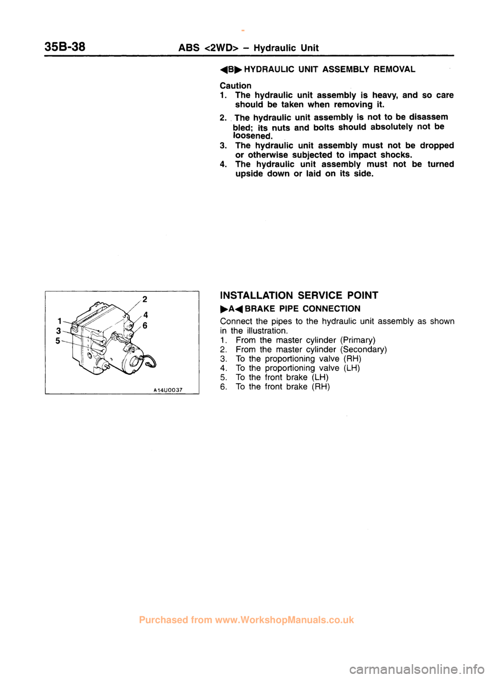 MITSUBISHI CARISMA 1995 Workshop Manual
www.WorkshopManuals.co.uk
Purchased from www.WorkshopManuals.co.uk MITSUBISHI CARISMA 1995 Workshop Manual
www.WorkshopManuals.co.uk
Purchased from www.WorkshopManuals.co.uk